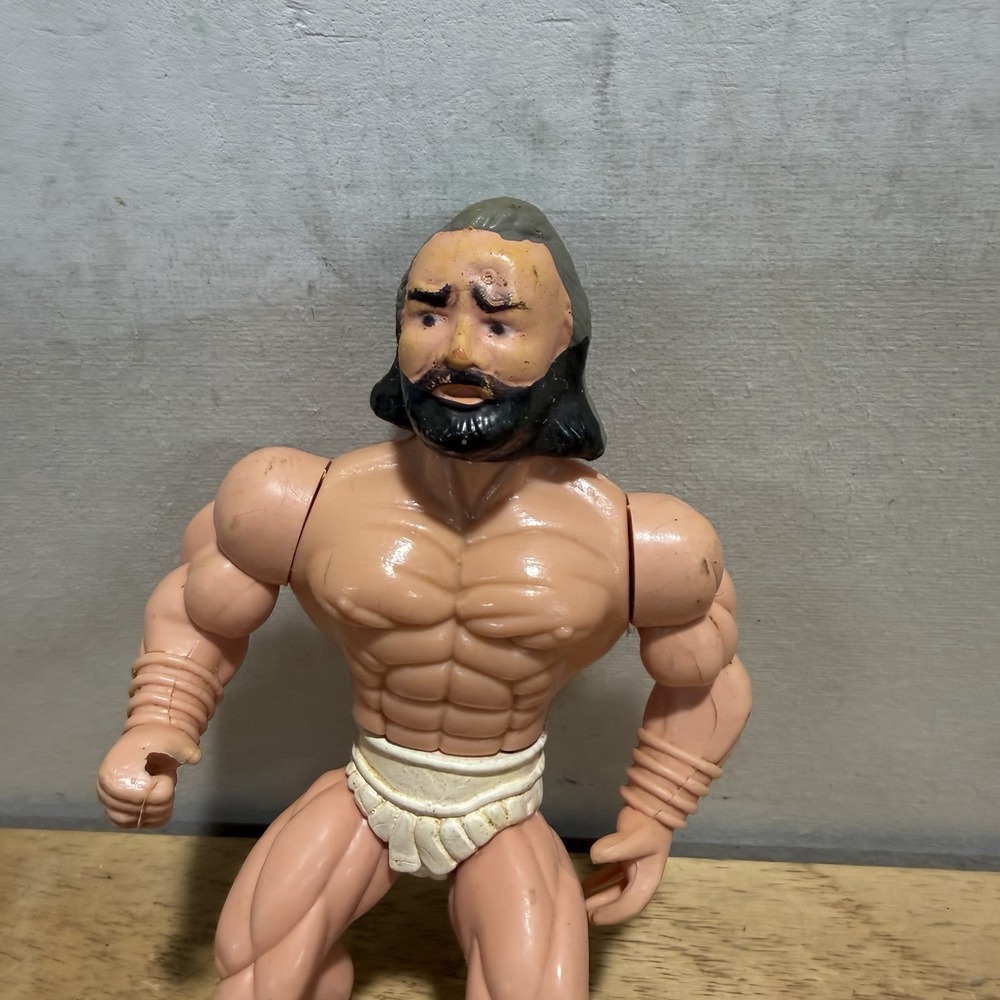 Vintage MOTU Bootleg KO Galaxy Warriors Fighters Wrestling White Knockoff Rare - Picture 2 of 8